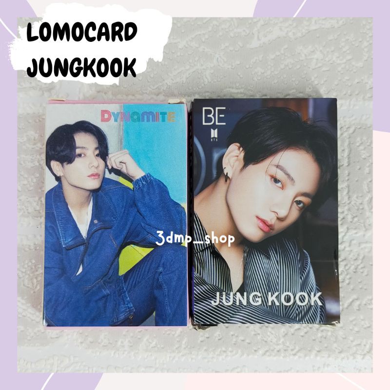 [30 lembar] lomocard lomo card jungkook bts dynamite be album