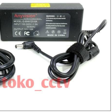 ➨ Adaptor 6A 12V DC Adaptor 12v 6a Anyvision Adaptor Cctv Adaptor Dvr 12V 6A ➱