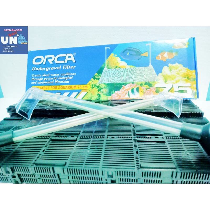 FILTER UNDERGRAVEL AQUARIUM 75cm Merk ORCA