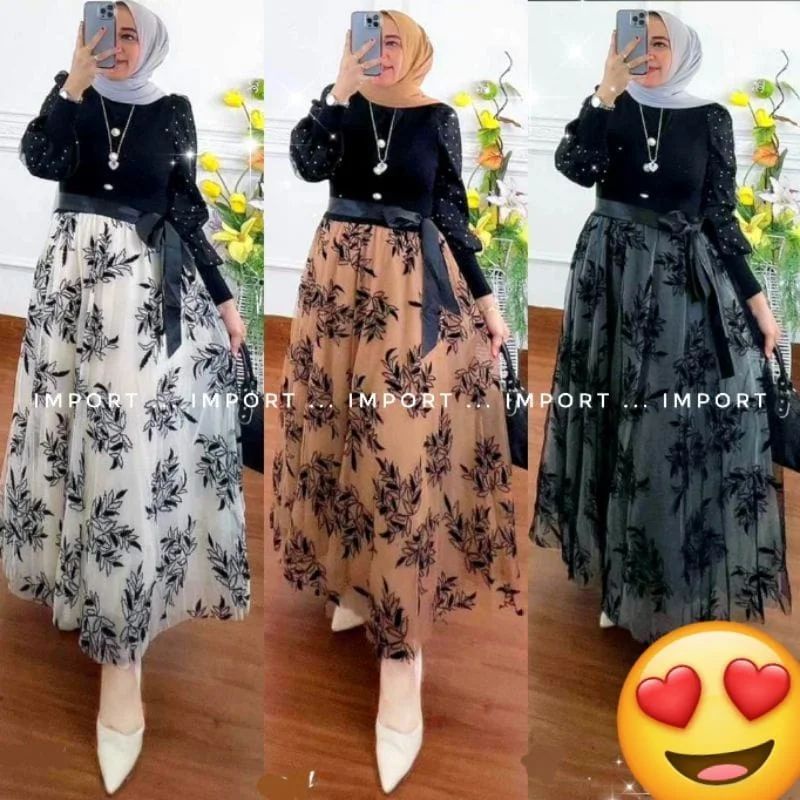 GAMIS RAJUT MIX TILE TRENDY IMPORT