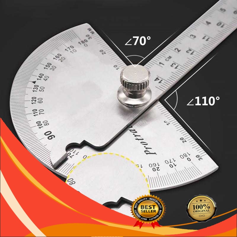 

Protractor Penggaris Busur Derajat 14.5cm 180 Degree - PR180