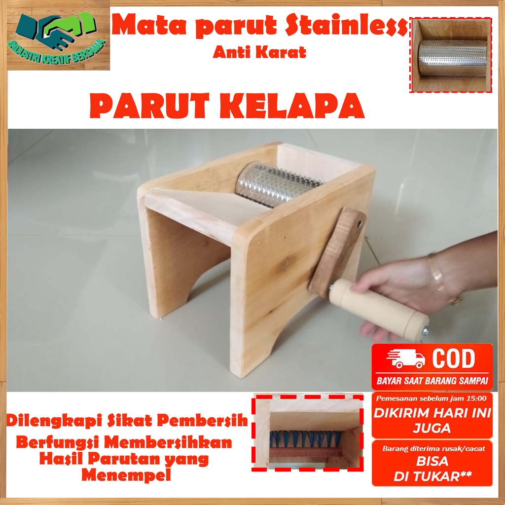 PARUTAN KELAPA MANUAL / SERUTAN KELAPA / SINGKONG/ BAHAN MAKANAN / SERBAGUNA SUPER MARUD