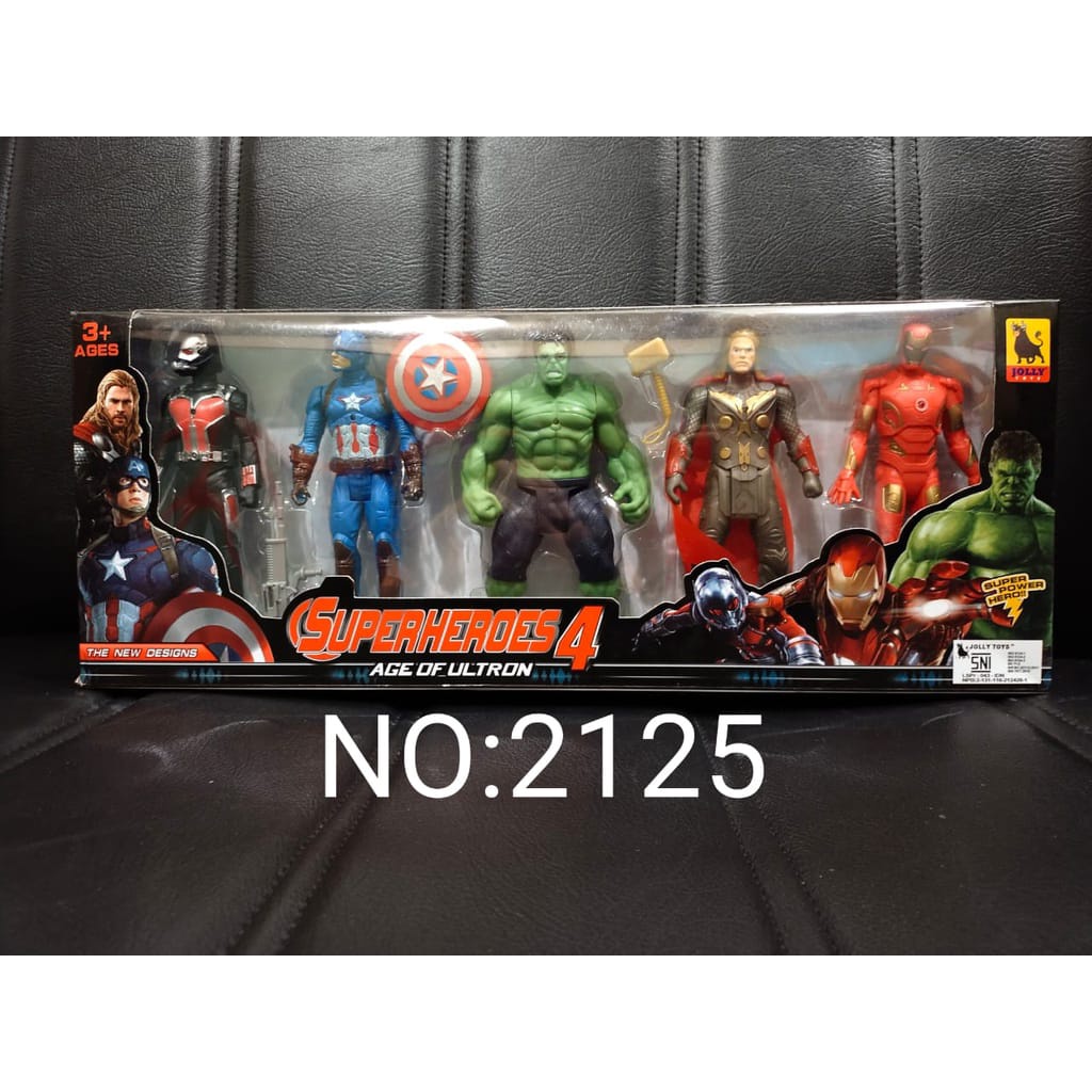 Set Action Figure Avengers 4 Age Of Ultron