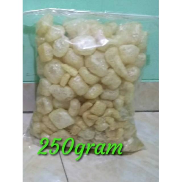 

Dorokdok renyah /dorokdok murah / kerupuk asli kulit sapi size bantal 250gr varian rasa asin gurih