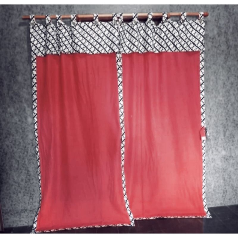 gorden tenun polos poni 200x220 cm