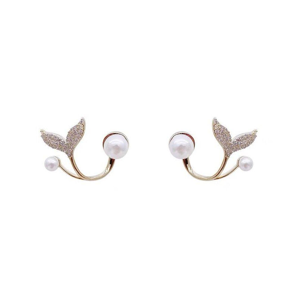 Anting LILY Retro Fishtail Untuk Perhiasan Wanita