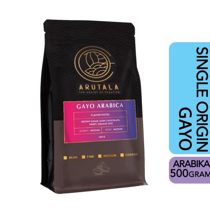 

Diskon ARUTALA Kopi Gayo Takengon Arabika Arabica Coffee 500 Gram Diskon