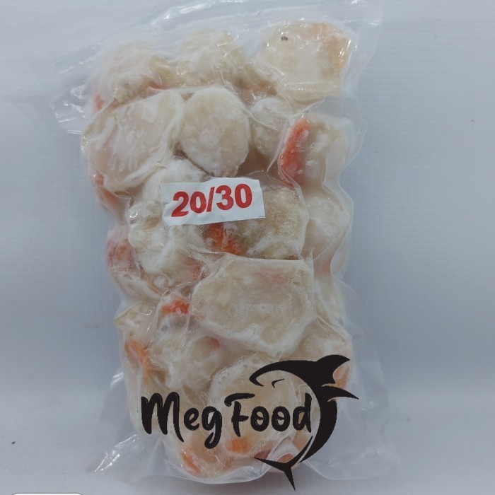 

SCALLOP MEAT UKURAN 20-30, BERAT 500 GRAM