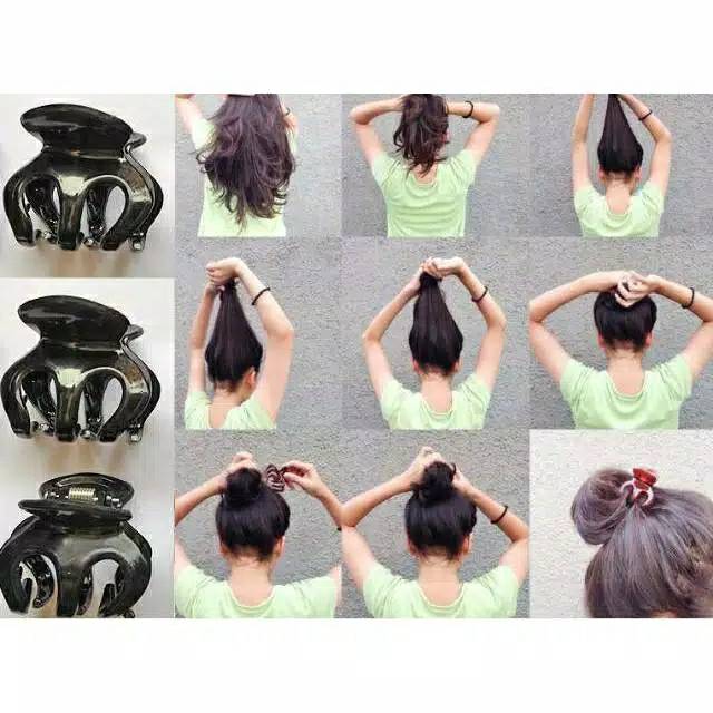 LUCKY FASHION  Jepitan rambut 5 CM| original jedai | cepolan eksis | jepitan rambut original