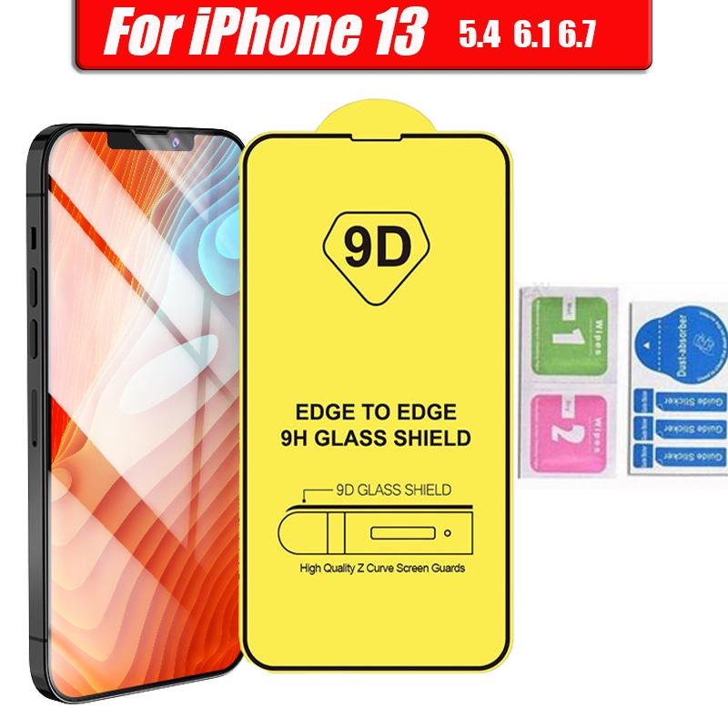 IPHONE 13/IPHONE 13 PRO/IPHONE 13 PRO MAX Tempered Glass 5D Full Layar &amp; Lem