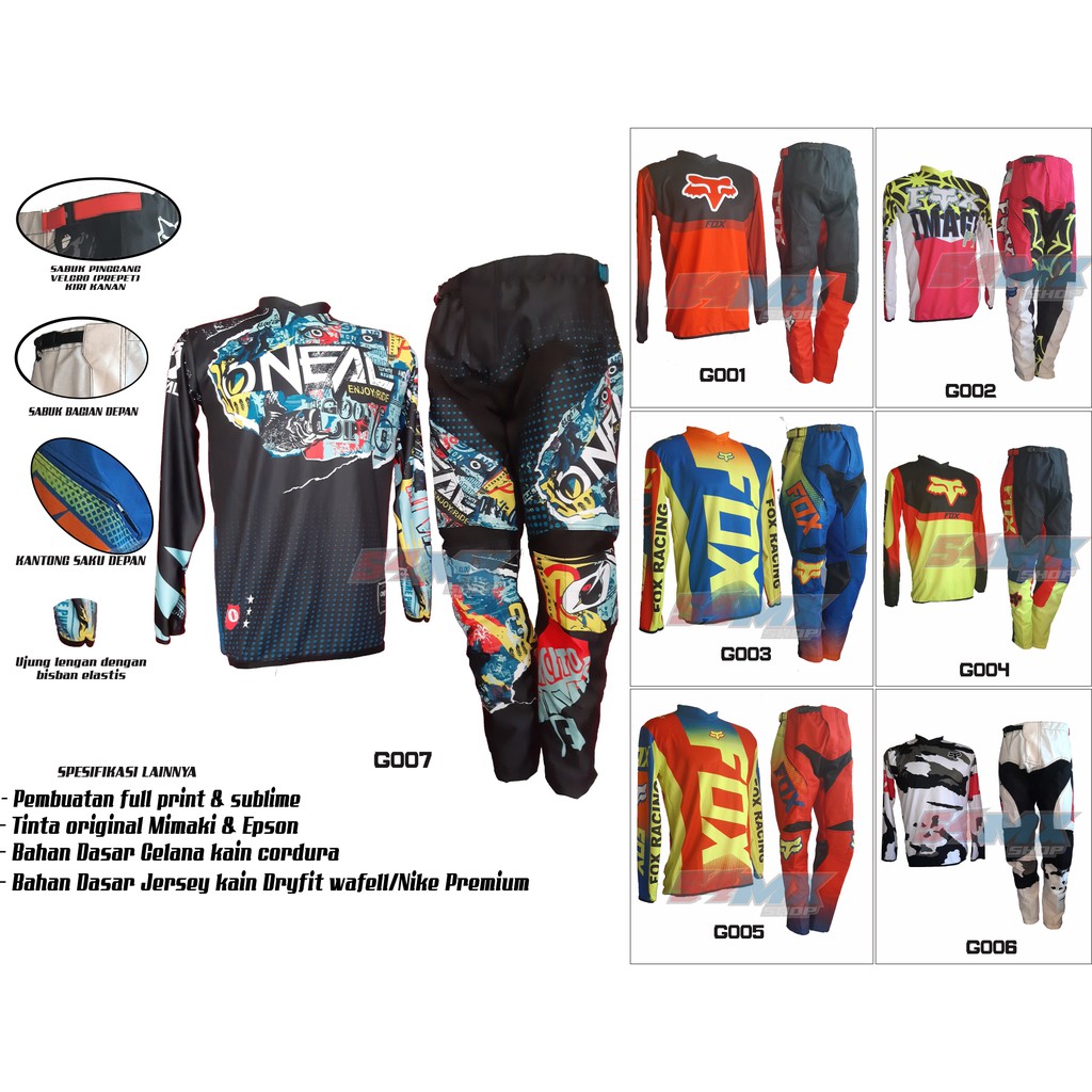 Jerset Trail | Jersey Motocross | Jersey Set Trail | Jersey Set Motocross Trail Adventure Full Print