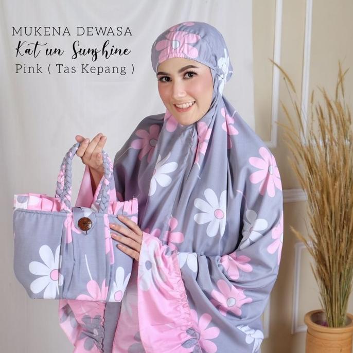 MUKENA DEWASA KATUN MUKENAH MURAH LEBARAN TERBARU 2020 2021 RUKUH CEW DFGF47524