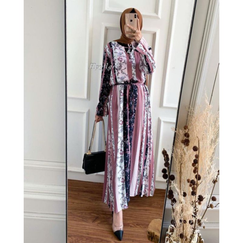 ZELDA DRESS / DRESS RAYON VISCOSE / DRESS ZELDA / DRESS KOMBINASI