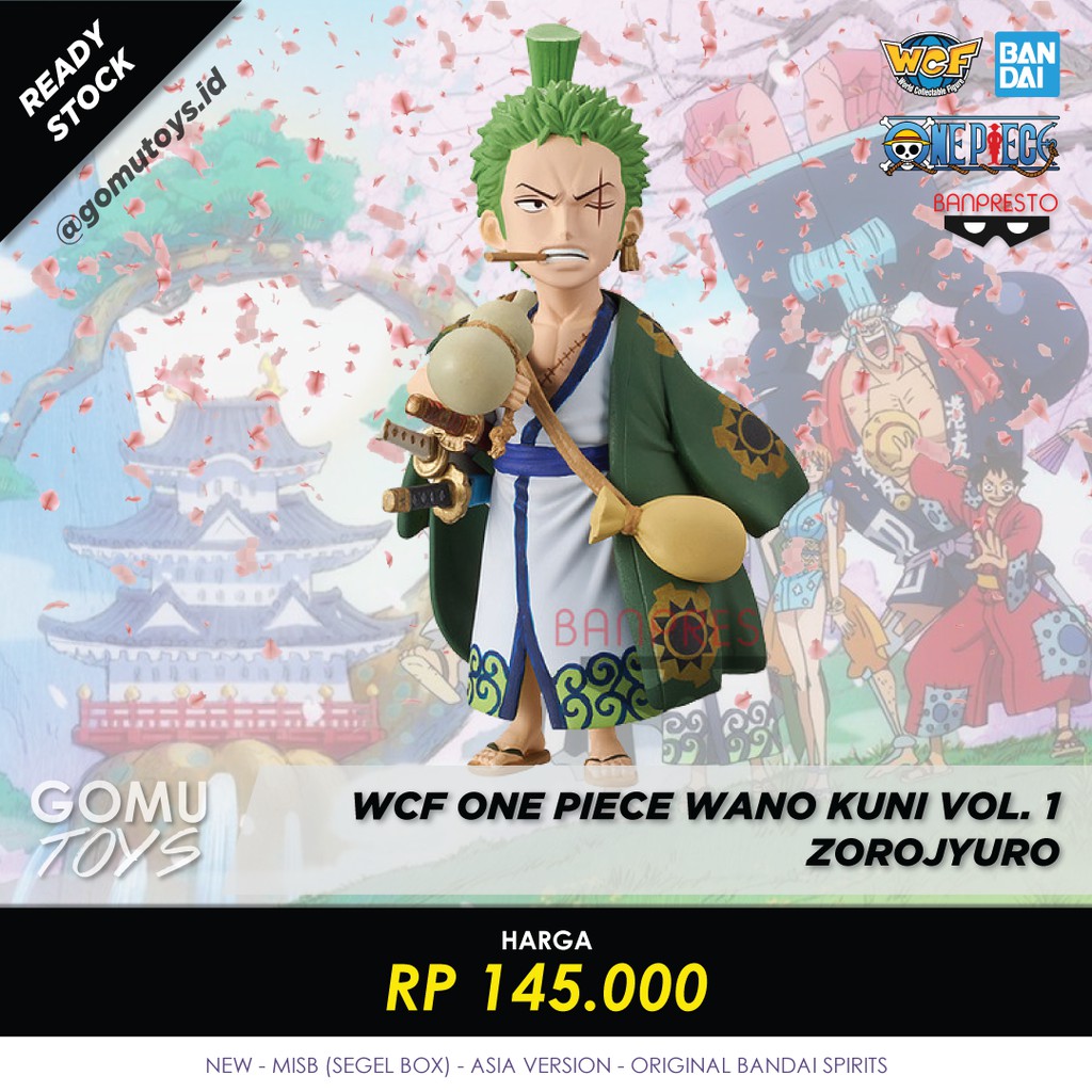 WCF One Piece Wano Kuni Vol. 1 Roronoa Zoro Jyuro Bandai Banpresto