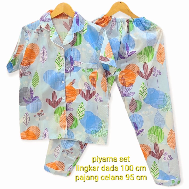 piyama wanita set/baju tidur wanita/baju setelan wanita/setelan kekinian