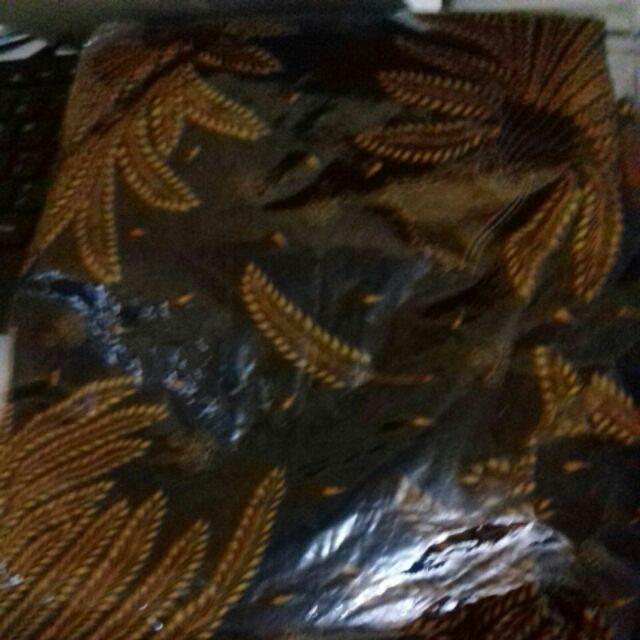 Outer Mayapadi Pari Jokowi Hitam Long Vest Outerwear Seragam Muslim Lebaran Ramadhan Batik Sogan