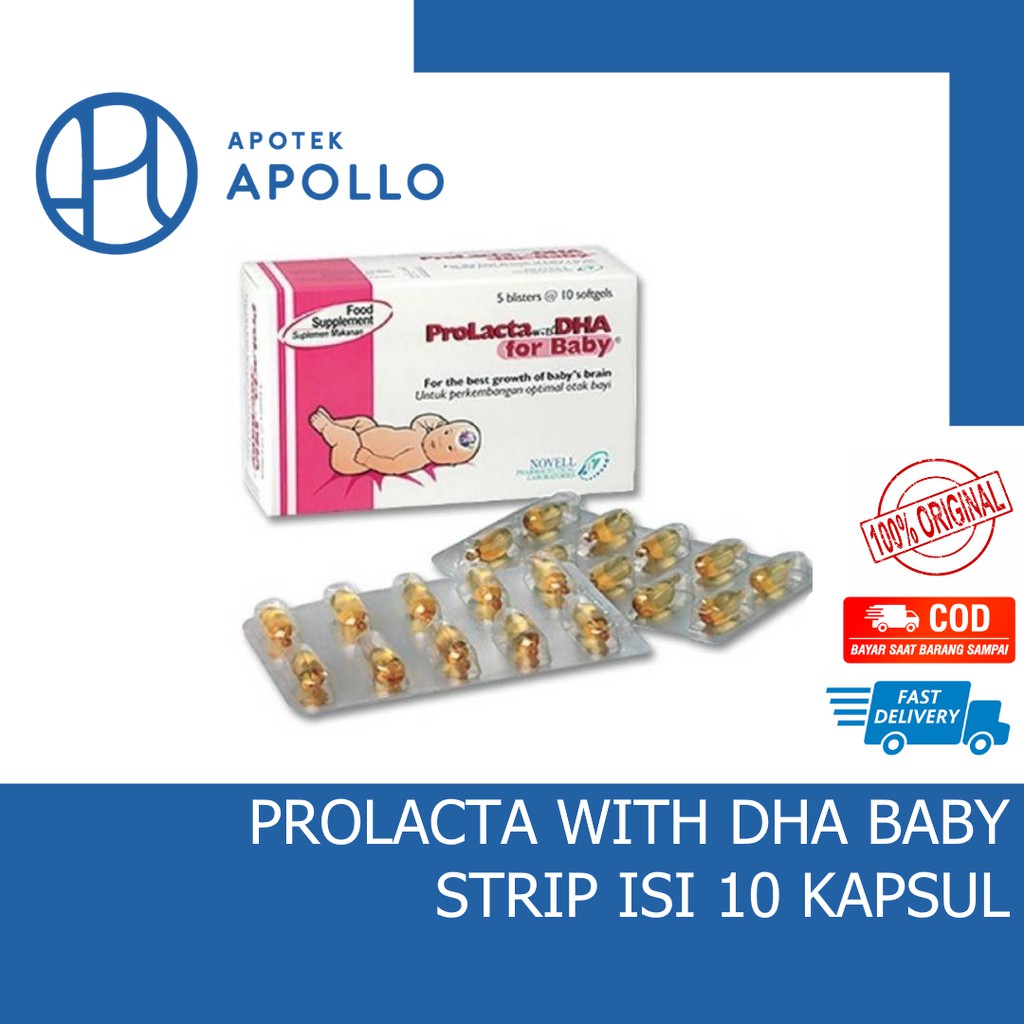 PROLACTA FOR BABY DHA STRIP ISI 10 KAPSUL