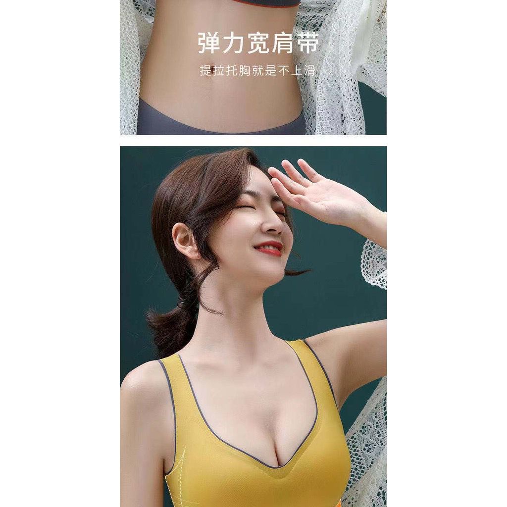 [ LINGERIE MASTER ] - (B-20) Bra Sport BH yoga lari Wanita dengan Model Kualitas Tinggi Lingerie untuk / ZERO FEEL BH Import-8