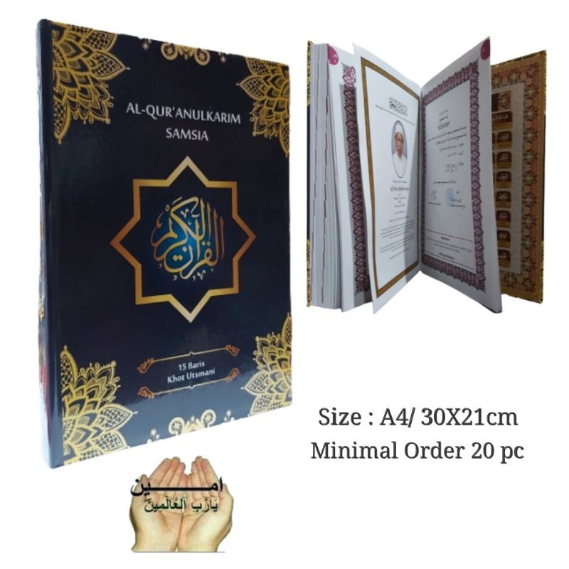 Jual Quran Souvenir Tahlilan 40 Hari Almarhum Cetak Custom Besar A4 ...