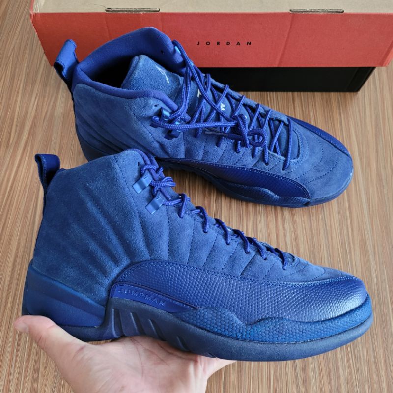 Air Jordan 12 Retro Deep Royal Blue || black game royal fiba royalty
