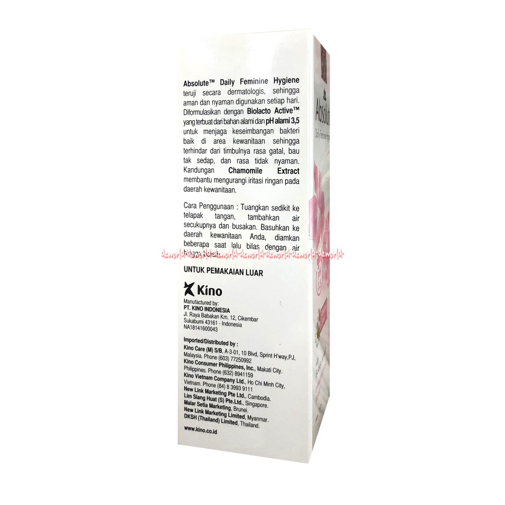 Absolute Daily feminine Hygiene Pembersih Kewanitaan Cair Absolute 150ml