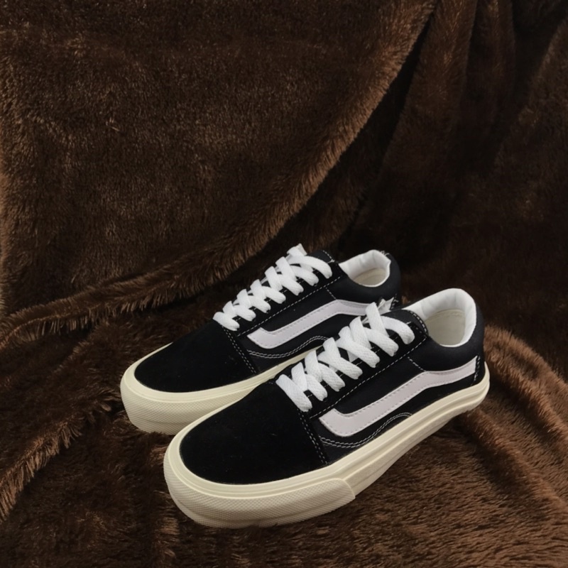 PROMO BESARAN COD SEPATU VANSS OLD SKOOL OG BLACK WHITE LOW FREE PAPER BAG MADE IN CHINA