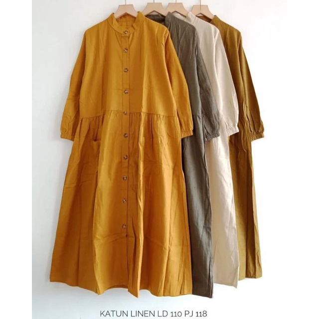 TUNIK KATUN LINEN