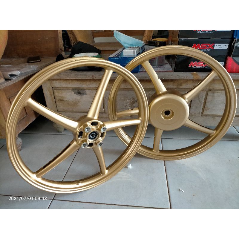 velg racing palang sanca/palang 5 copy Rcb untuk beat, Scoopy,Vario 110,spacy,Genio uk140/160 ring17