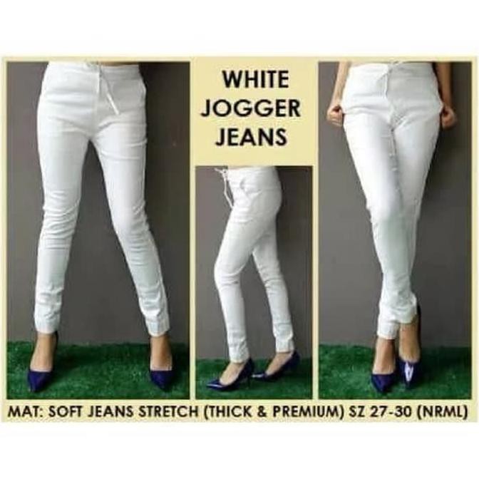 BARANG MURAH CELANA JEANS WANITA PUTIH