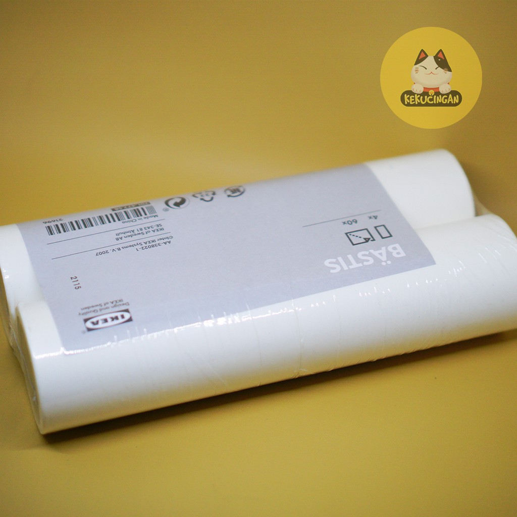 REFILL ROLL Pembersih Bulu Kucing Lint Roller BASTIS IKEA isi 4