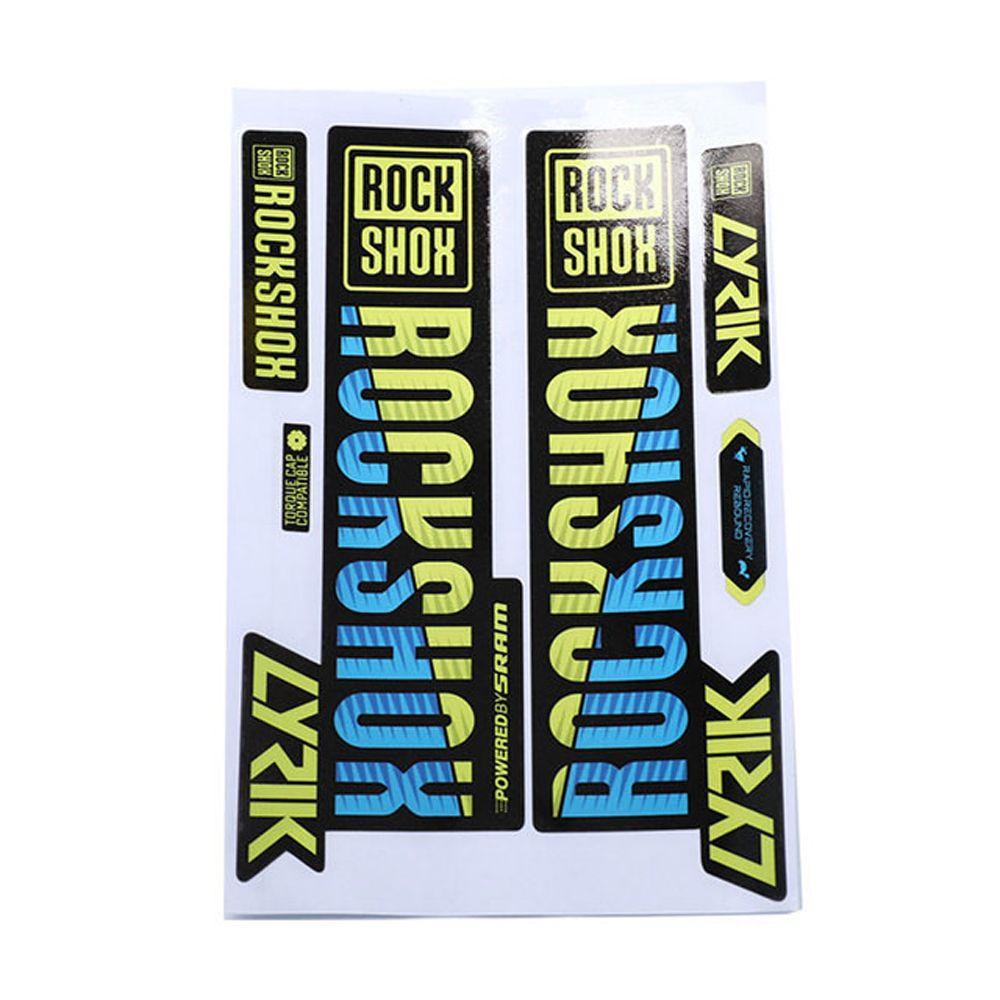 Lanfy Stiker Sepeda Perawatan Bersepeda Aksesoris Sepeda Shock Absorber Sepeda Jalan Berubah Warna Bersepeda Melindungi Film Garpu Depan Sticker