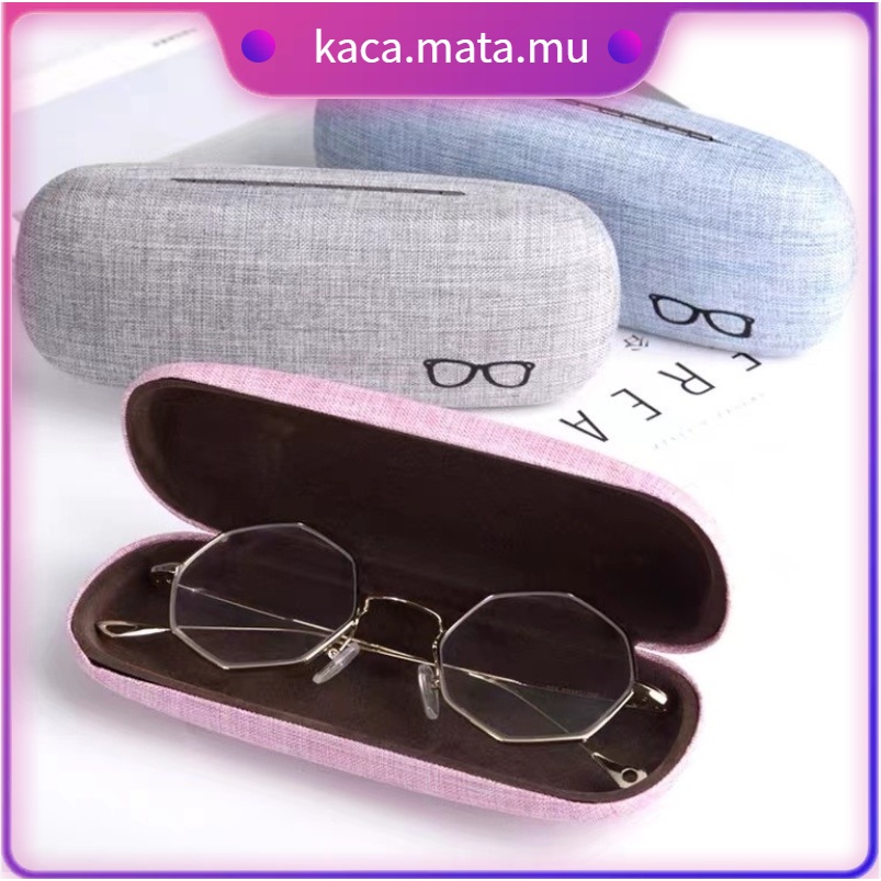 Tempat Kacamata Hardcase Cepuk Magnet SoftColor S1007 gaya trendi