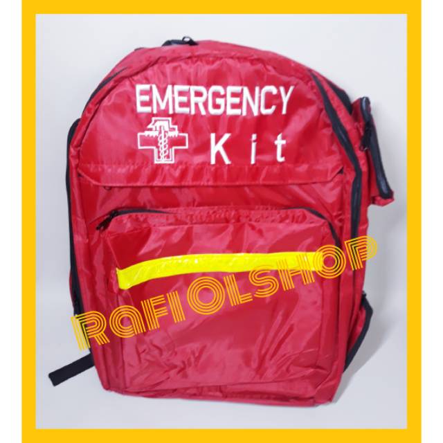 Tas emergency kit / tas perlengkapan medis / tas p3k emergency kit