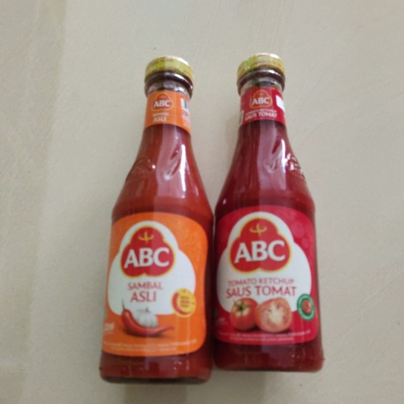 

sambal asli ABC tomat atau sambal asli botol kaca via gojek