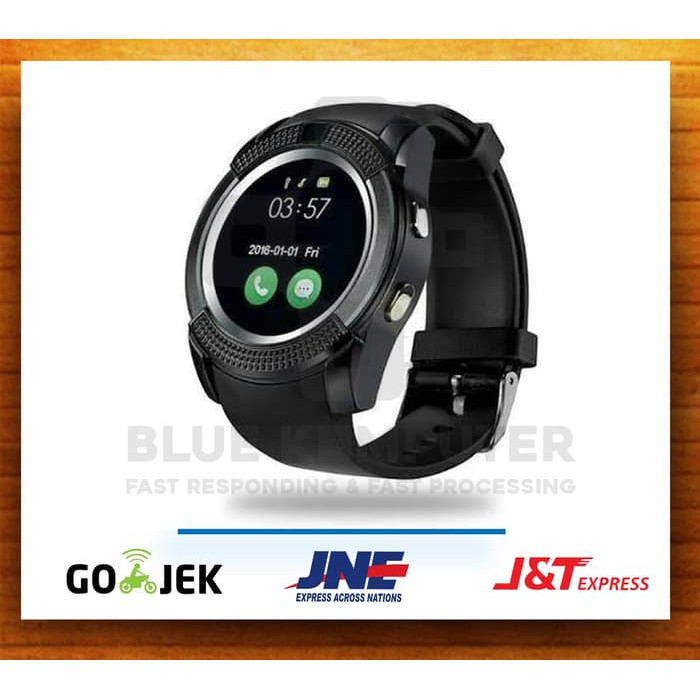 Smartwatch V8 / Smart Watch V8 Bluetooth Sim Card Memory WA | Shopee