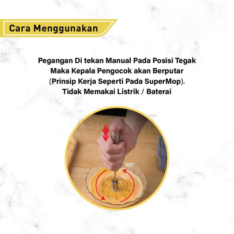 【COD+Dalam stok+Pengiriman Cepat】Kocokan  Stainless Regashi Pengocok Hand Mixer Manual / Pengocok Telur Adonan Otomatis Pengocok Telur Better Beater  Kocokan Telur Otomatis Stainless  Mixer Better Beater