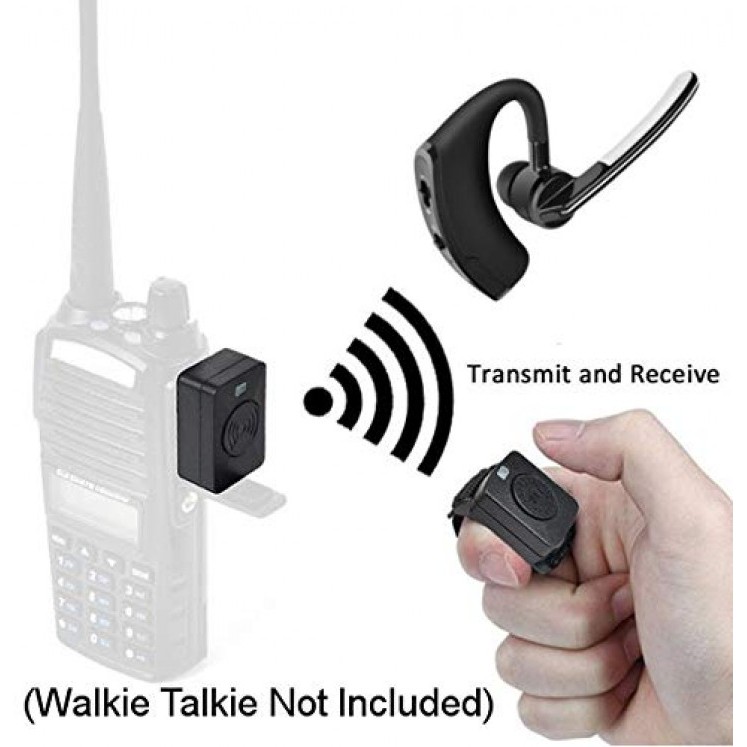 BTHD1 Wireless Dual Bluetooth 4.1 Earpiece for Radio Walkie Talkie