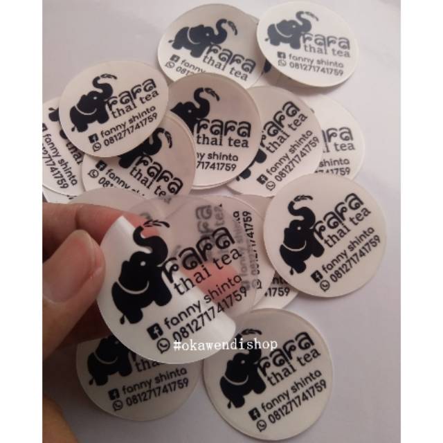 

STIKER TRANSPARAN / LABEL BENING / STIKER LABEL PRODUK / STIKER LABEL TRANSPARANT A3