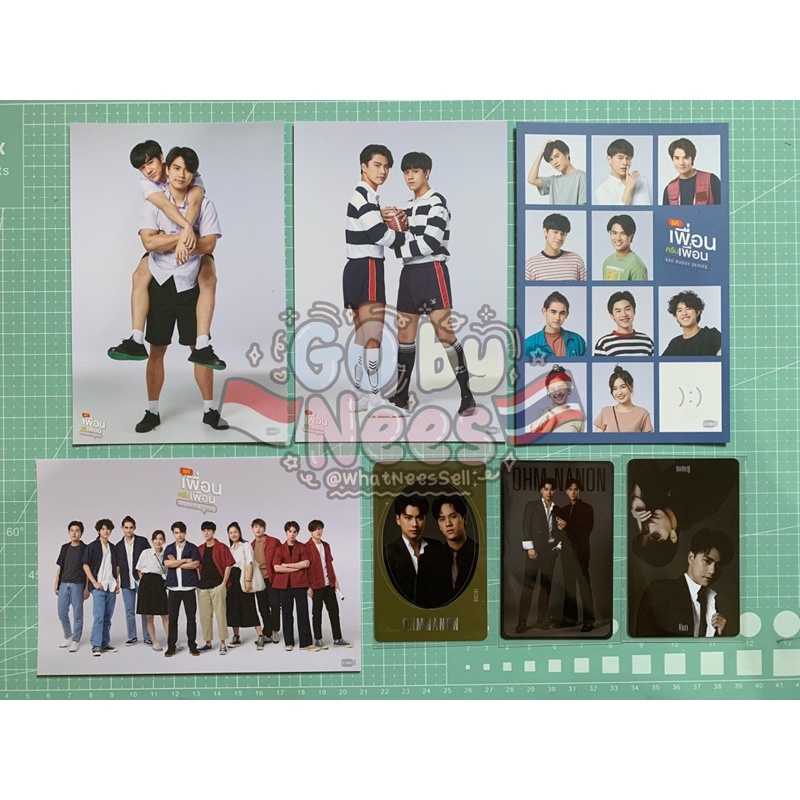 [READY STOCK] PC GMMTV Signature & Bad Buddy Series Official Postcard - OhmNanon / OhmNon