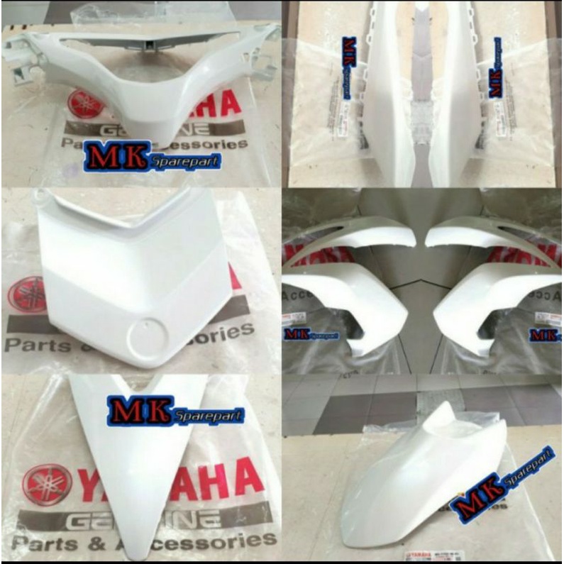 Cover body halus Yamaha Aerox 155 original Putih