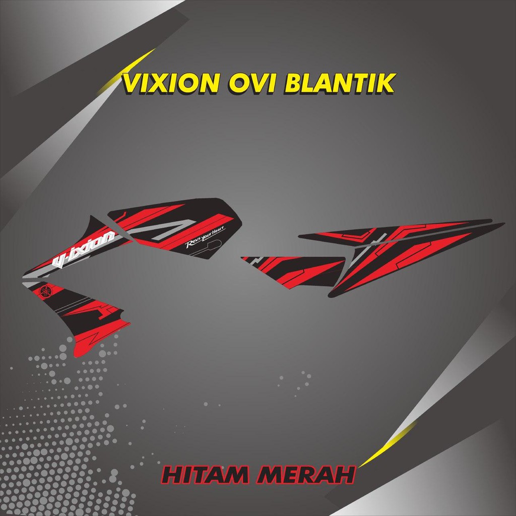 STRIPING STIKER LIS VARIASI YAMAHA VIXION OLD / LAMA GRAFIS BLANTIK