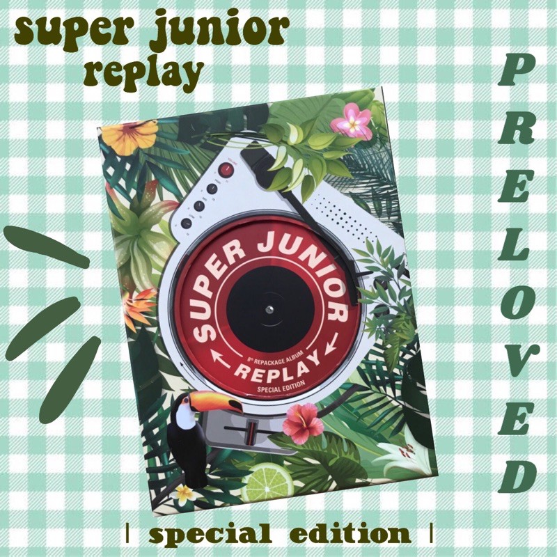 [PRELOVED] album super junior : replay