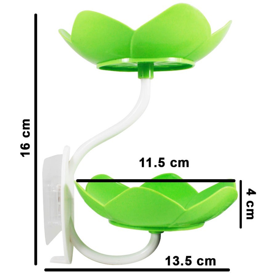 JG - TEMPAT SABUN BUNGA KEMBANG - TEMPAT SABUN DINDING