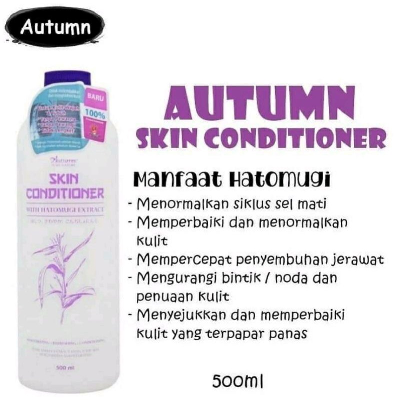 TONER AUTUMN HATOMUGI SKIN CONDITIONER BPOM