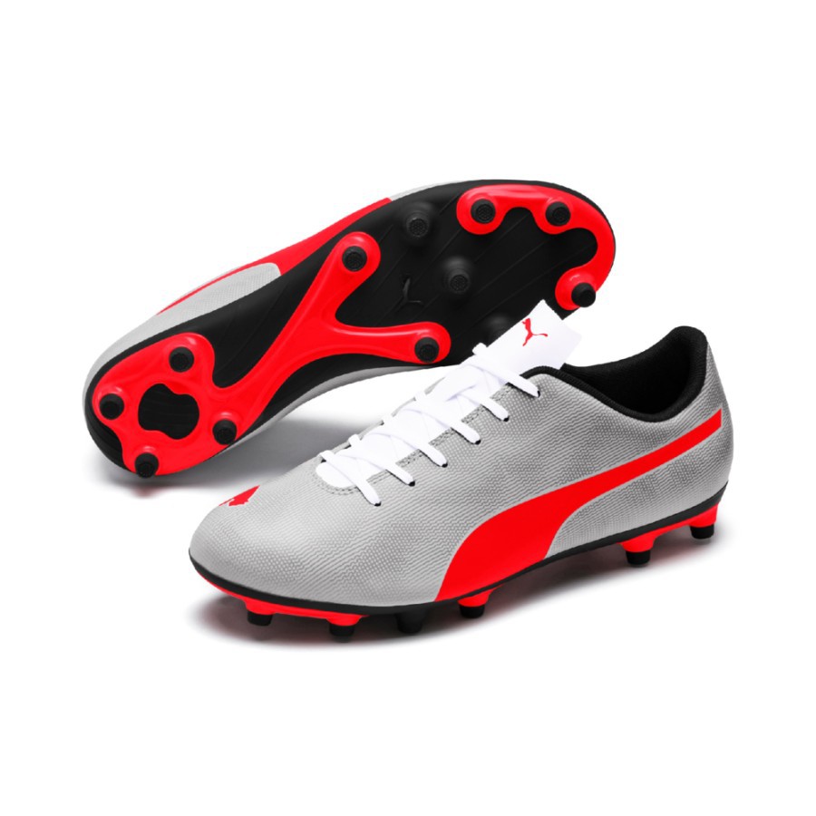 10479803 PUMA - Rapido FG Puma White-Light Gray Heather-