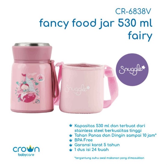 MAK321 CROWN TERMOS MAKAN SNUGGLE FANCY VACUUM JAR 530ML CR6838V