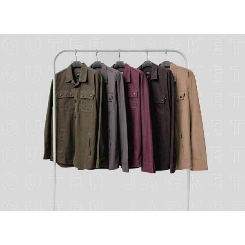 JACKET TRUCKER KANVAS /SEMI PARKA PRIA