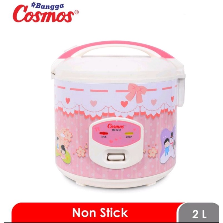 Magic Com COSMOS CRJ 3232 Rice Cooker Penanak Nasi Cosmos CRJ 3232 2 Liter