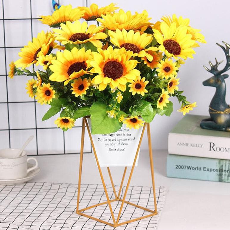 Bisa COD GUNINCO BUNGA MATAHARI bunga artificial hiasan ruang tamu dekorasi ruangan