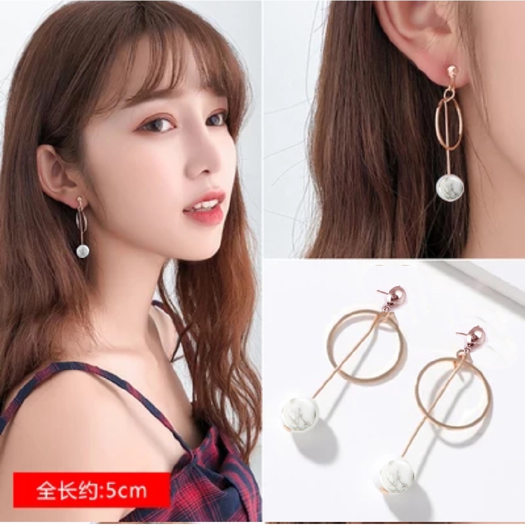 anting korea anting wanita anting hijab anting panjang anting fashion anting aneka model 473